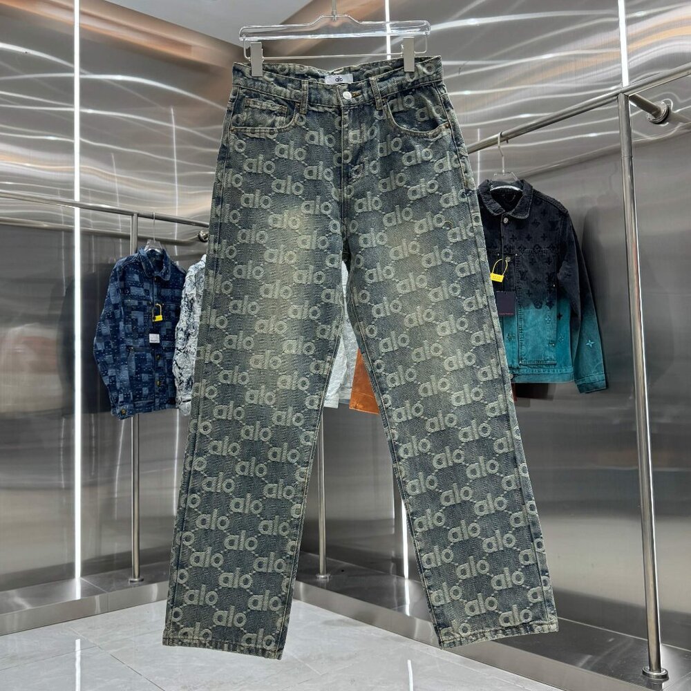 Alo Yoga Men's Fashion Denim Jeans